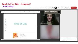 English for Kids:  Time of day 2
