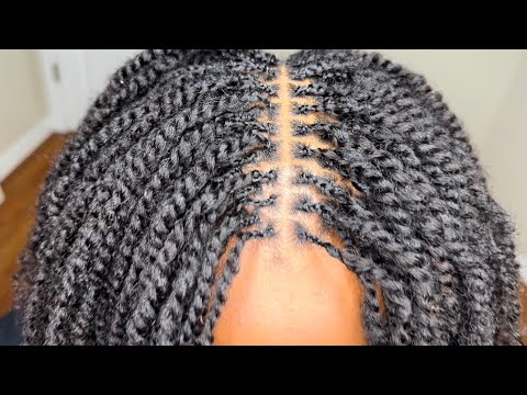 #579. THE BEST WAY TO DO MINI TWIST; HOT BRAIDS ; AFRO KINKY BULK , Human hair