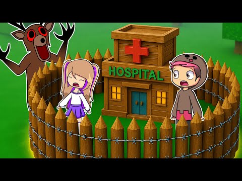 CONSTRUIMOS una BASE HOSPITAL para SALVAR a LYNA en 99 NOCHES EN EL BOSQUE ROBLOX !