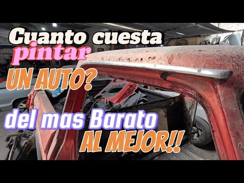 Cuanto cuesta pintar tu Vehiculo , del mas barato al mas Bueno