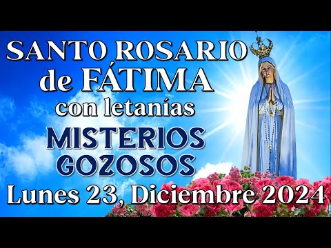 🔵SANTO ROSARIO EN ESPAÑOL, MISTERIOS GOZOSOS, Diciembre 23, 2024