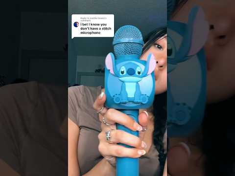 Stitch microphone 🎤 #stitchsquad #youtubeshorts #autumnmonique