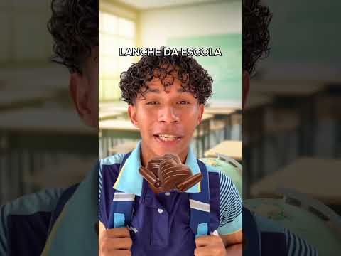 aquele lanche da escola #asmr #asmrbr #humor