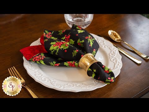 How to Make Cloth Napkins | A Shabby Fabrics Sewing...