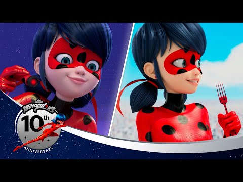 ЛЕДИ БАГ И СУПЕР-КОТ | 🔝 СУПЕР-ШАНС 🐞 | 10 лучших моментов | 10-летний юбилей 💫