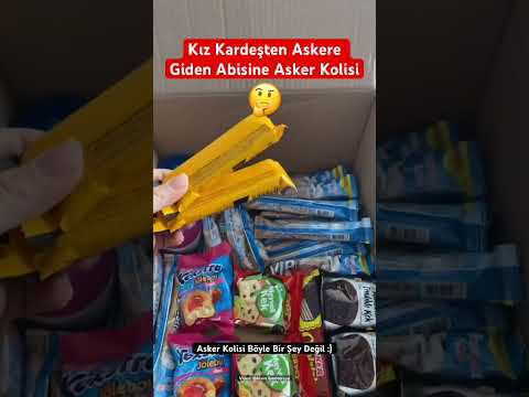 Kız Kardeşten Askere Giden Abisine Asker Kolisi 🧐 (Yorumunuzu Yazın)