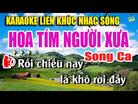 Karaoke Liên Khúc Nhạc Trữ Tình Bolero Tuyển Chọn Song Ca Dễ Hát Nhất – HOA TÍM NGÀY XƯA