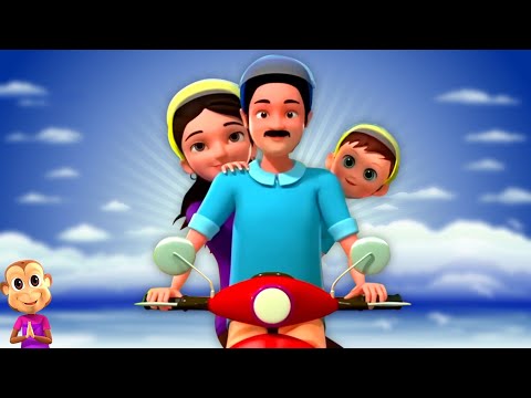 Papa Ka Scooter, पापा का स्कूटर, Kids Videos in Hindi and Nursery Rhymes