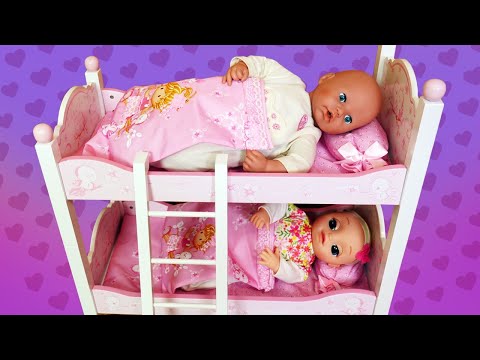 Lit superposé pour le poupon baby born Annabelle. Vidéos pour enfants