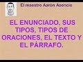 Comprensión del Enunciado y sus Componentes