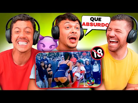 REAGINDO AS MALUQUICES DA TV NOS ANOS 90 😳😳 (Ft. Renato Albani & Victor Sarro) #2
