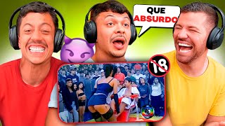 REAGINDO AS MALUQUICES DA TV NOS ANOS 90 😳😳 (Ft. Renato Albani & Victor Sarro) #2