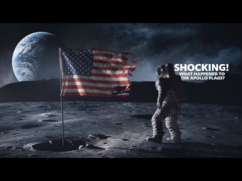 How many flags are still standing on the Moon