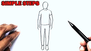 How To Draw A Man Easy | Boy Drawing