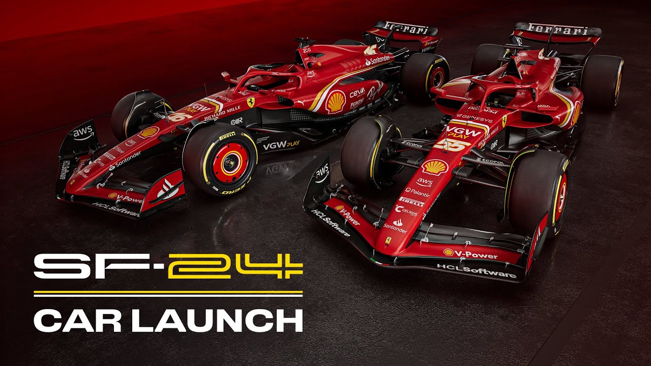 Watch exclusive stream of official 2024 Ferrari Formula 1 car launch
