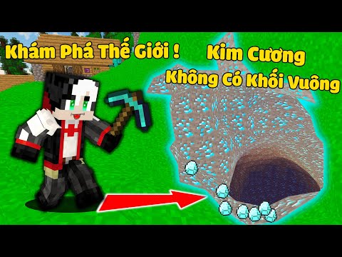 REDHOOD THỬ THÁCH ĐI TÌM KIM CƯƠNG KHI MINECRAFT KHÔNG CÓ KHỐI VUÔNG*MỀU SINH TỒN MINECRAFT TRÒN