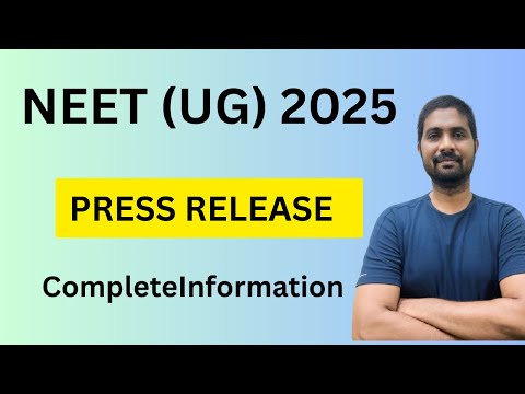 NEET (UG) 2025 Result Press Release Complete Details
