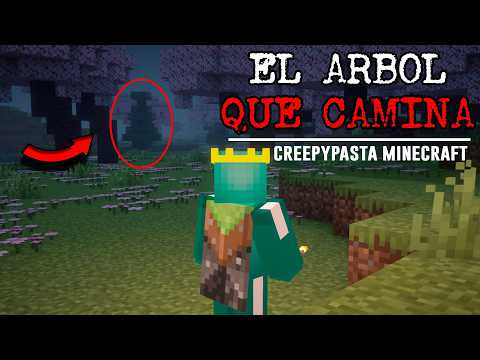 El aterrador ÁRBOL que camina que está asustando a todo el mundo | creepypasta minecraft