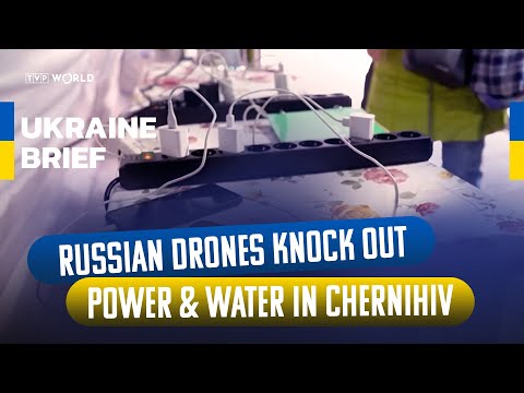 YouTube video thumbnail: Swarms of Russian Drones Plunge Chernihiv Into Blackout, Killing Four