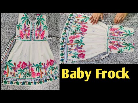 2 year baby girl frock cutting and stitching / ready made jesi frock ghar pe banaye / baby girl