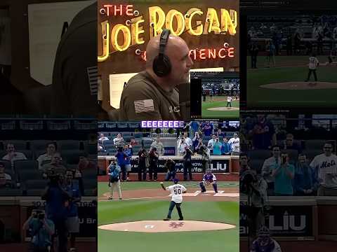 Joe Rogan Reacts to 50 Cent Throwing a Pitch