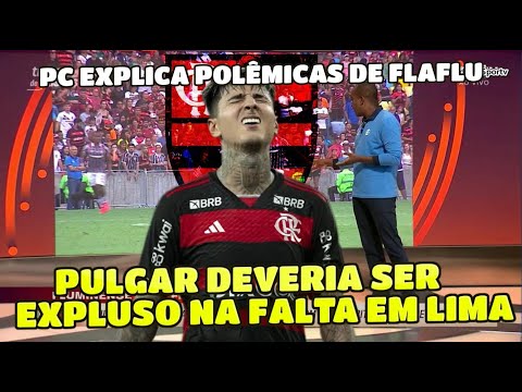 PC OLIVEIRA EXPLICA LANCE DE FALTA DO PULGAR EM LIMA  "DEVERIA SER EXPULSO" COLETIVA DE MANO E FIIPE