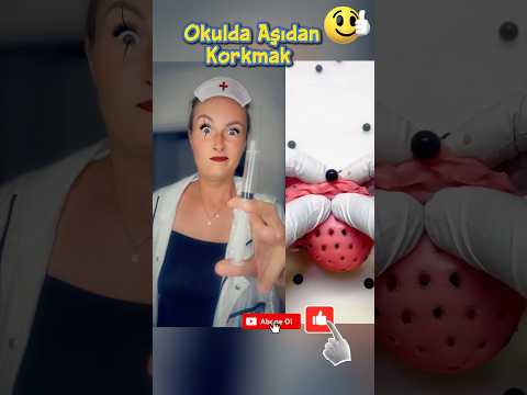 Okulda aşıdan korkmak #shorts #keşfet #komedi