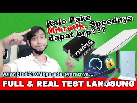 Jangan Sampe Elon Musk Tau!! Hasil STARLINK Pakai Mikrotik. Speedtest ngebut