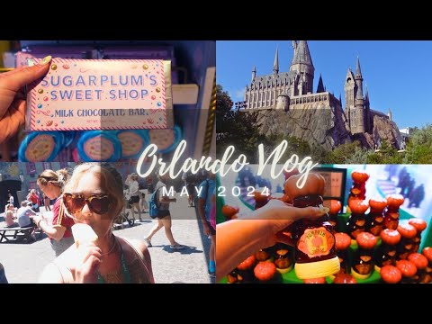 Orlando Vlog May 2024! | Harry Potter day! | Hogsmeade & Diagon Alley