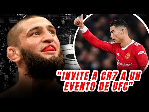 Khamzat Chimaev INVITA a Cristiano Ronaldo a su pelea EN VIVO de UFC😱