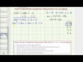 Solving Quadratic Equations and Factors