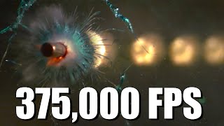 Backwards Bullet Shockwaves between Glass at 375,000 FPS - The Slow Mo Guys