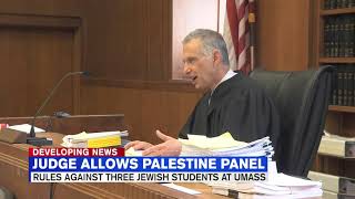 Judge allows Palestine panel at UMass to take place Saturday