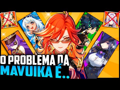 10 MELHORES TIMES COM MAVUIKA (e o problema dela SUBDPS) | Genshin Impact