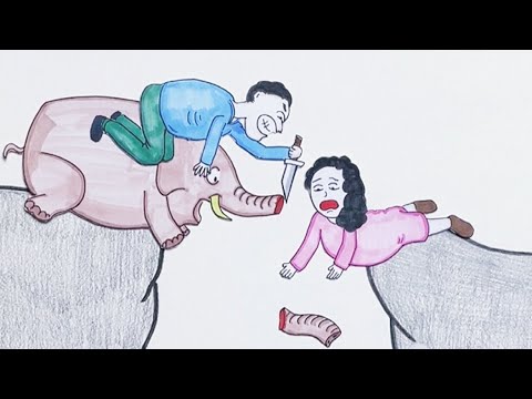 Why is there such a vicious person？ #shorts#drawing#animation#story#xiaolindrawing#cartoon#art#arts