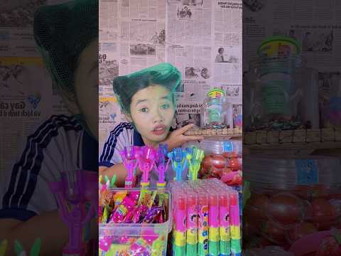 Người ngoài hành tinh Bông 👽 | Ăn vặt chú Tư #anvattuoitho #candy #shorts