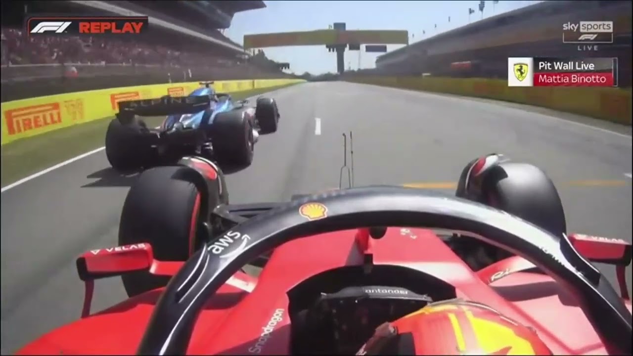 Watch onboard: Carlos Sainz overtaking move on Esteban Ocon in ...