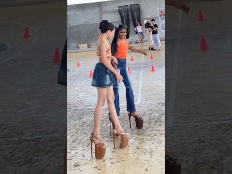 Too Glam to Wobble ❤️ || high heel 👠#highlights#fypジ#DVMA #model #heels @Maytripolii