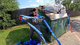 Awesome Dumpster Dive – We Filled the Truck with Clothes and More!