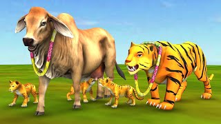 गाय और बाघ का स्वयंवर Gaay Aur Baagh Ka Swayamvar Gay Ki Shadi Hindi Kahaniya Moral Stories in Hindi
