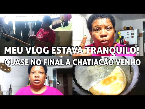 Meu Vlog estava tranquilo! Mas quase no final a chateação venho 😕.