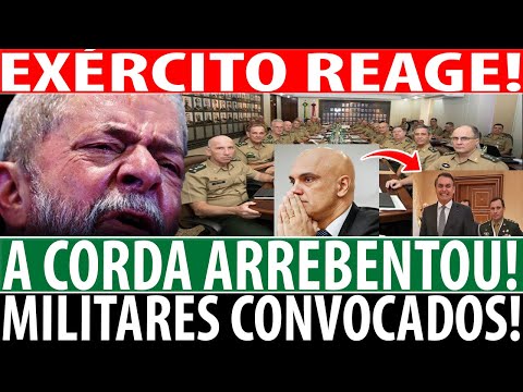 EXPL0DIU AGORA NO EXÉRCIT0! ALTO COMANDO E O POVO NAS RUAS! LULA CONVOA REUNIÃO!