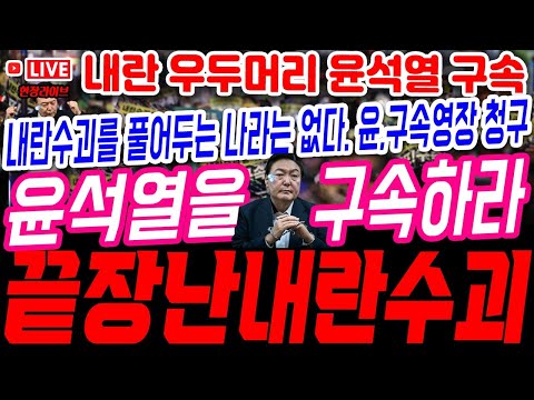 윤석열 구속영장 출석! 내란 동조 극우떼 집단 난동! 내란 우두머리 윤석열 구속 되는 날!#체포영장 #계엄령 #내란죄 #탄핵 #파면