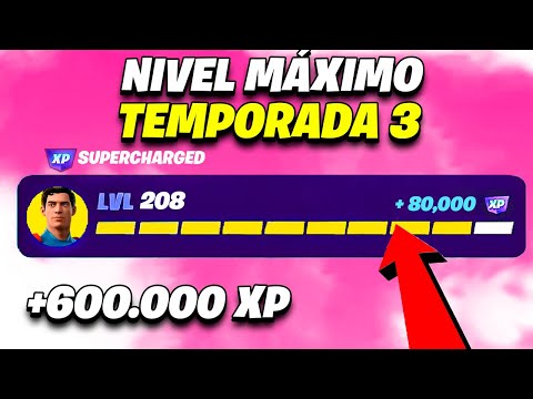 [MAPA de XP SIN CONTADOR] Como *SUBIR RAPIDO DE NIVEL* en FORTNITE 2025 *SKIN SUPERMAN* Temporada 3