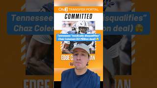 Tennessee medically disqualifies Chaz Coleman 🤔