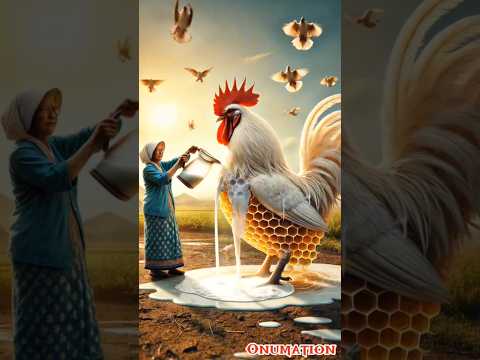দাদী মুরগিটির জীবন বাঁচায় ( part 1)#ai #hen #shorts