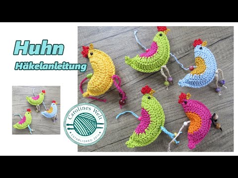 Huhn Häkelanleitung, Hühner häkeln