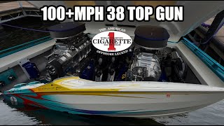 How a 2,200hp 38 Top Gun Cigarette handles a BUSY Lake of the Ozarks! WOW!