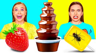 Desafío De Fuente De Chocolate | Recetas de Comida Divertidas por BaRaDa Challenge
