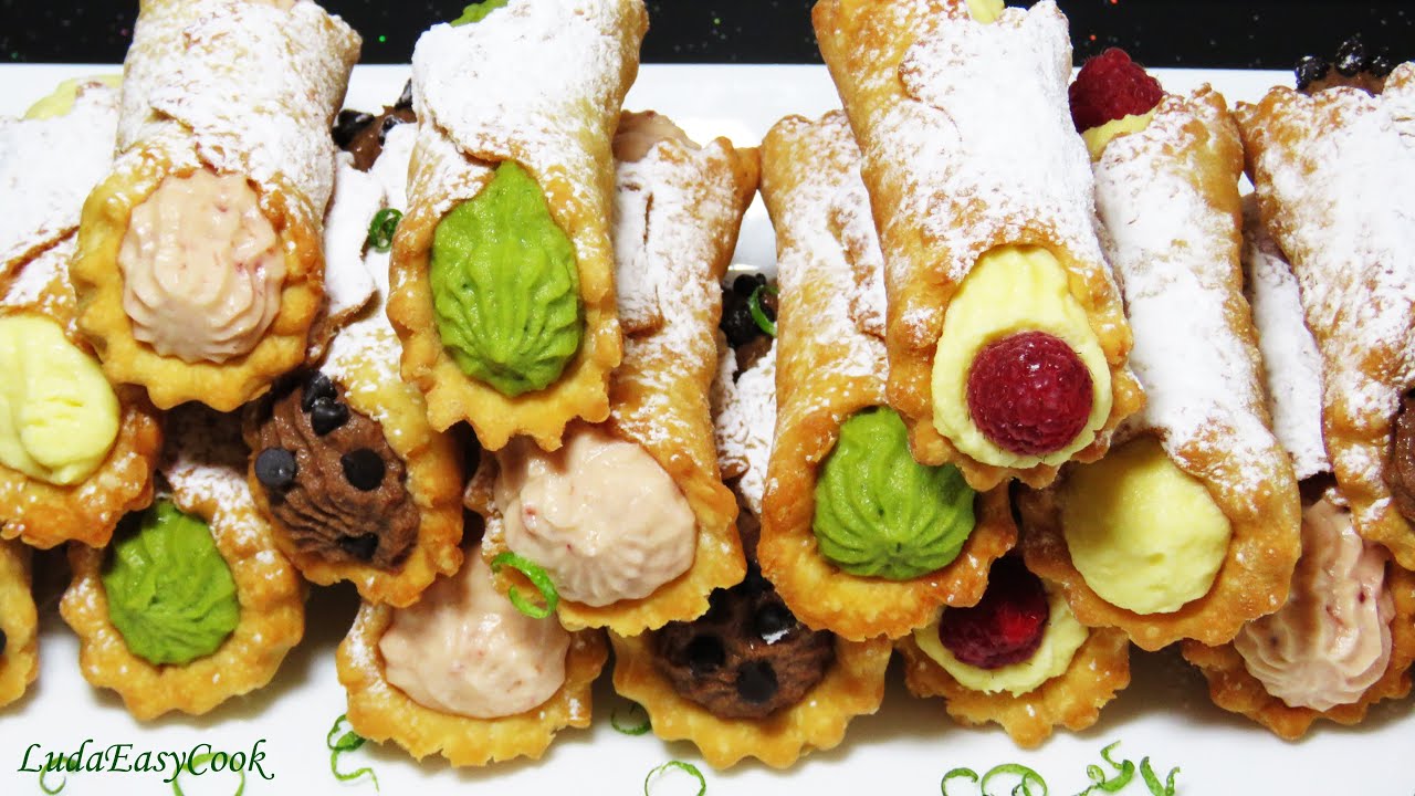 КАННОЛИ итальянские вафельные трубочки с кремом Homemade Cannoli Recipe